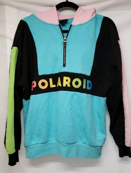 polaroid quarter zip fleece pullover